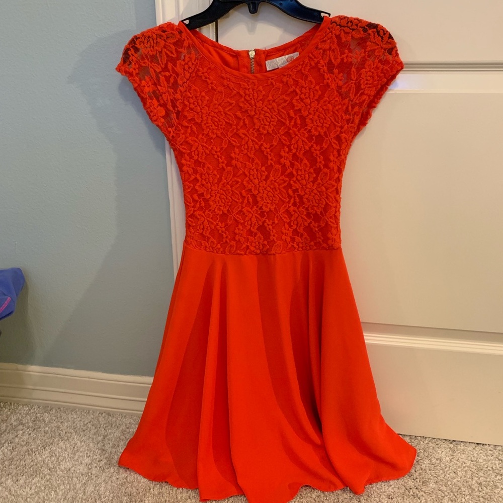 Red dress